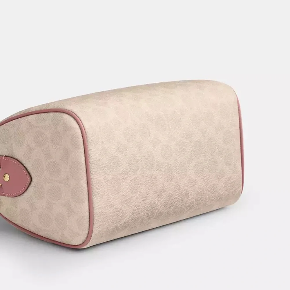 NWT！COACH Rowan Satchel Bag In Signature With Heart Charm（CDB21）fast shipping - Picture 12 of 14